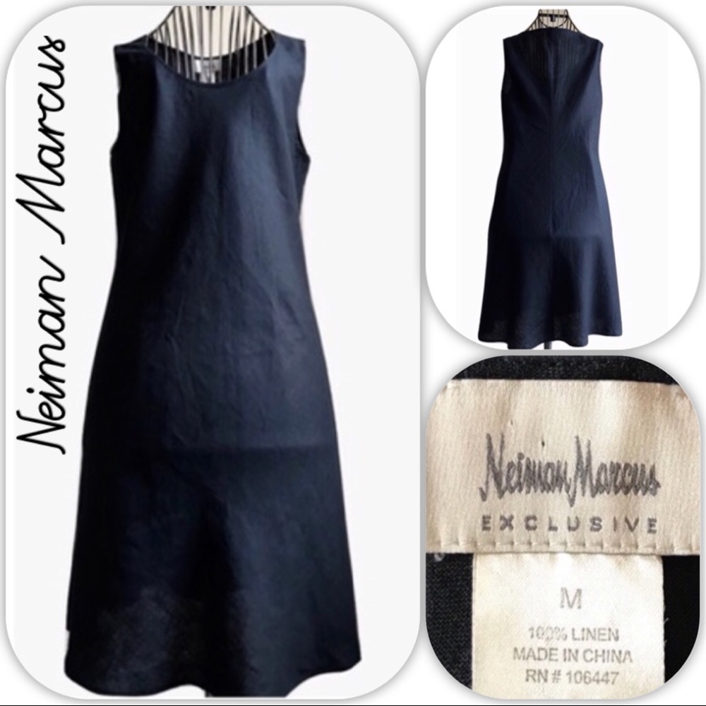 Neiman Marcus Exclusive Linen Dress  M